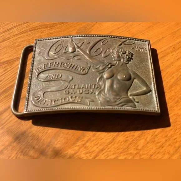 Vintage 1960s-1970s Coca-Cola Belt Buckle *Special Backstory* - Picture 3 of 7